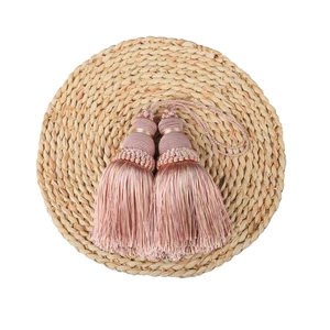 9.5 Inch Decorative Tassel with Loops, Mix Pink 2 Pack | DIY Decorative Tassel Accessories for Home, Door and Furniture Ornament Decoration Projects 9.5 Inch Decorative Tassel with Loops, Mix Pink 2 Pack | DIY Decorative Tassel Accessories for Home, Door and Furniture Ornament Decoration Projects