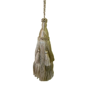 1 Pack Elegant Long Decorative Tassel with Hanging Loop, 15.35in Total Length Luxury Curtain Tieback, Door Handle Ornament, and Home Décor Accessory - E96145_J 1 Pack Elegant Long Decorative Tassel with Hanging Loop, 15.35in Total Length Luxury Curtain Tieback, Door Handle Ornament, and Home Décor Accessory - E96145_J