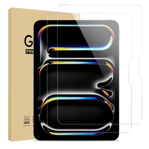 2 Pack Screen Protector for iPad Pro 11 inch M5 2025/ M4 2024, HD Tempered Glass Film Guard for iPad Pro 11 Inch 6th/5th Generation, Anti-Scratche Compatible Face ID & Case Friendly 2 Pack Screen Protector for iPad Pro 11 inch M5 2025/ M4 2024, HD Tempered Glass Film Guard for iPad Pro 11 Inch 6th/5th Generation, Anti-Scratche Compatible Face ID & Case Friendly