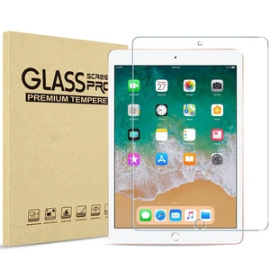 1 Pack Screen Protector for iPad 6th/5th/ Air 2/Air 1/ iPad Pro 9.7 | 9H hardness Tempered Glass, Ultra Clear, Scratch Resistant, Bubble Free Install, Case Friendly, High Touch Sensitivity 1 Pack Screen Protector for iPad 6th/5th/ Air 2/Air 1/ iPad Pro 9.7 | 9H hardness Tempered Glass, Ultra Clear, Scratch Resistant, Bubble Free Install, Case Friendly, High Touch Sensitivity