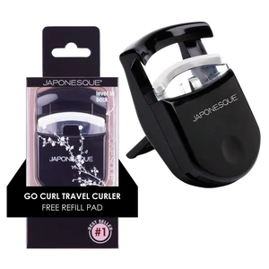 Travel Eyelash Curler, Black - Plastic Eyelash Curlers for Travel Makeup, Go Curl Lash Curler with Bonus Replacement Lash Pad - 1 Pack Travel Eyelash Curler, Black - Plastic Eyelash Curlers for Travel Makeup, Go Curl Lash Curler with Bonus Replacement Lash Pad - 1 Pack