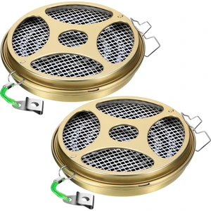 2 Pcs Portable Mosquito Coil Holder Mosquito Coil & Incense Burner Metal Sandalwood Incense Burner for Camping Fishing Hiking Travel Patio Garden Outdoor Indoor for Repelling Mosquitos 2 Pcs Portable Mosquito Coil Holder Mosquito Coil & Incense Burner Metal Sandalwood Incense Burner for Camping Fishing Hiking Travel Patio Garden Outdoor Indoor for Repelling Mosquitos