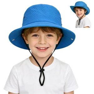 Outdoor Kids Sun Hat UPF 50+ Sun Protection Foldable Bucket Hat Breathable Summer Beach Fishing Safari Hat for Boys Girls Outdoor Kids Sun Hat UPF 50+ Sun Protection Foldable Bucket Hat Breathable Summer Beach Fishing Safari Hat for Boys Girls