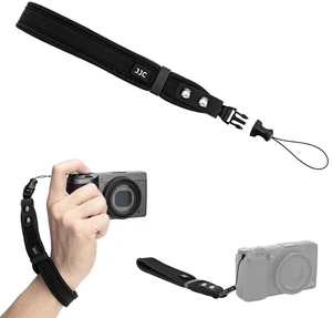 Soft Neoprene Camera Wrist Strap for Compact Cameras with Quick Release | for Ricoh GR IV GR IIIx GR III HDF Monochrome Canon G7X Mark III II G9X Mark II Fujifilm X100VI Sony ZV-1 ZV-1F RX100 VI V IV Soft Neoprene Camera Wrist Strap for Compact Cameras with Quick Release | for Ricoh GR IV GR IIIx GR III HDF Monochrome Canon G7X Mark III II G9X Mark II Fujifilm X100VI Sony ZV-1 ZV-1F RX100 VI V IV