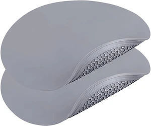 12 Inch Multi-Purpose Silicone Mat, As Drying Mat, Microwave Mat, Trivet, Pot Holder, Placemat, Utensils Rest, Pad for Hot Pans Plates Dishes Kitchen Countertop, Heat Resistant Mat, Light Gray 2 Pack 12 Inch Multi-Purpose Silicone Mat, As Drying Mat, Microwave Mat, Trivet, Pot Holder, Placemat, Utensils Rest, Pad for Hot Pans Plates Dishes Kitchen Countertop, Heat Resistant Mat, Light Gray 2 Pack