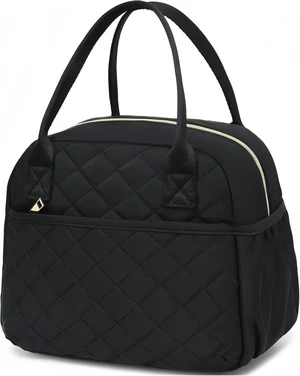 Lunch Box for Women Insulated Lunch Bag Lunchbox Cooler Thermal Leakproof Quilted Reusable Lunch Tote Bag for Work School Travel Picnic (Black) Lunch Box for Women Insulated Lunch Bag Lunchbox Cooler Thermal Leakproof Quilted Reusable Lunch Tote Bag for Work School Travel Picnic (Black)
