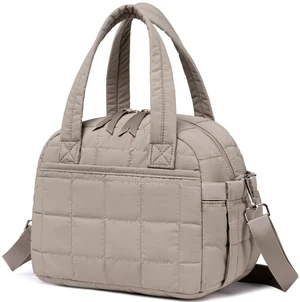 Lunch Box for Women, Quilted Insulated Lunch Bag, Puffy Lunch Tote with Adjustable Shoulder Strap for Work School Travel (Camel, Regular 9L) Lunch Box for Women, Quilted Insulated Lunch Bag, Puffy Lunch Tote with Adjustable Shoulder Strap for Work School Travel (Camel, Regular 9L)