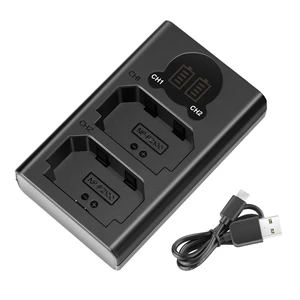 Dual USB Charger for Sony NP-FZ100 Battery, Compatible with Sony ZV-E1, FX3, FX30, A1, A9 II, A7R V, A7S III, A7 IV, A6600, A7C Cameras, Designed with LCD Display, Versatile Charging Options Dual USB Charger for Sony NP-FZ100 Battery, Compatible with Sony ZV-E1, FX3, FX30, A1, A9 II, A7R V, A7S III, A7 IV, A6600, A7C Cameras, Designed with LCD Display, Versatile Charging Options