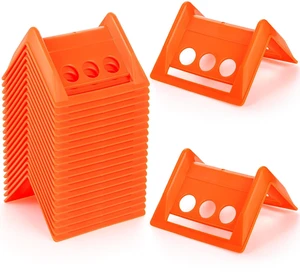 20 Packs Edge Protectors for Cargo Loads, Flatbed Corner Protectors, Tiedown Plastic Protector, Truck Shipping, Protects Cargo Edges, Orange 20 Packs Edge Protectors for Cargo Loads, Flatbed Corner Protectors, Tiedown Plastic Protector, Truck Shipping, Protects Cargo Edges, Orange