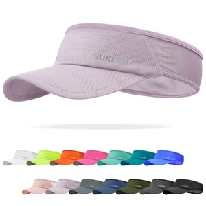 Sports Sun Visor Men Women Lightweight Packable Cooling Stretchy Visor Hat for Running, Tennis, Golf Sports Sun Visor Men Women Lightweight Packable Cooling Stretchy Visor Hat for Running, Tennis, Golf