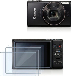 4 Pack for Canon PowerShot ELPH 360 HS/IXY 650 Screen Protector | Tempered Glass Anti-Scratch Ultra Clear Screen Protector for Canon PowerShot ELPH 360 HS/IXY 650 4 Pack for Canon PowerShot ELPH 360 HS/IXY 650 Screen Protector | Tempered Glass Anti-Scratch Ultra Clear Screen Protector for Canon PowerShot ELPH 360 HS/IXY 650