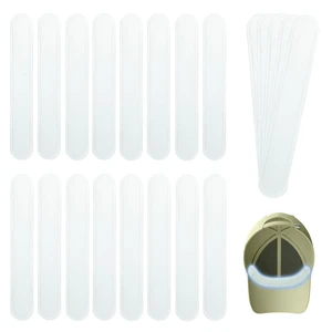 Hat Sweat Liner 100 Packs Hat Liner (White) | Sweat Protection Self Adhesive Hat Liner Disposable Cap Sweatband Pads for Women Men Baseball Golf Caps 9.45" x 1.5" Hat Sweat Liner 100 Packs Hat Liner (White) | Sweat Protection Self Adhesive Hat Liner Disposable Cap Sweatband Pads for Women Men Baseball Golf Caps 9.45" x 1.5"