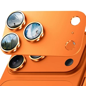 Camera Lens Protector for iPhone 17 Pro Max, AR Anti-Reflective Tempered Glass, Precision Fit, Easy Installation with Alignment Tool, Orange Camera Lens Protector for iPhone 17 Pro Max, AR Anti-Reflective Tempered Glass, Precision Fit, Easy Installation with Alignment Tool, Orange