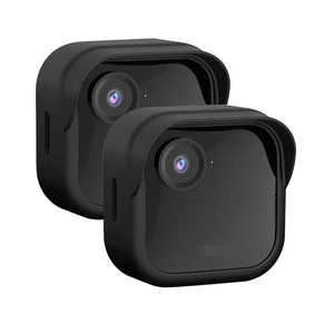 Silicone Case for All-New Blink Outdoor 4 (4th Gen) / 2K+ (Black, 2 Pack) | Weatherproof Protective Skin Cover with Hat Brim for All-New Blink Outdoor 4 & 2K Smart Security Camera Silicone Case for All-New Blink Outdoor 4 (4th Gen) / 2K+ (Black, 2 Pack) | Weatherproof Protective Skin Cover with Hat Brim for All-New Blink Outdoor 4 & 2K Smart Security Camera