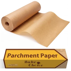 Unbleached Parchment Paper Roll, 13 in x 135 ft, 150 Sq Ft Unbleached Parchment Paper Roll, 13 in x 135 ft, 150 Sq Ft