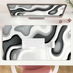 Large Gaming Mouse Pad 31.5x15.7 Inch,Gray Abstract Desk Mat Cute Keyboard | Modern Colorful Design with Non-Slip Base & Stitched Edge, Extended Keyboard Mat for PC Desktop, Office & Home Decor Large Gaming Mouse Pad 31.5x15.7 Inch,Gray Abstract Desk Mat Cute Keyboard | Modern Colorful Design with Non-Slip Base & Stitched Edge, Extended Keyboard Mat for PC Desktop, Office & Home Decor