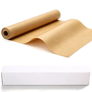Unbleached Parchment Paper Roll, 15 in x 131 ft, 164 Sq.Ft, Non-Stick Baking Paper with Serrated Cutter for Baking, Cooking, Air Fryer, Grilling, Steaming Unbleached Parchment Paper Roll, 15 in x 131 ft, 164 Sq.Ft, Non-Stick Baking Paper with Serrated Cutter for Baking, Cooking, Air Fryer, Grilling, Steaming