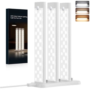 8-in Under Cabinet Lighting Rechargeable with Charge Station, 3 Pack | Motion Sensor Light Indoor 3 Color Dimmable Closet Light, USB Led Stick on Under Counter Lights for Kitchen Pantry 8-in Under Cabinet Lighting Rechargeable with Charge Station, 3 Pack | Motion Sensor Light Indoor 3 Color Dimmable Closet Light, USB Led Stick on Under Counter Lights for Kitchen Pantry