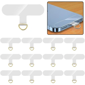 12 Pieces Tether Tab, Universal Phone Lanyard Patch Without Adhesive, Lanyard Replacement Part for Cell Phone Strap 12 Pieces Tether Tab, Universal Phone Lanyard Patch Without Adhesive, Lanyard Replacement Part for Cell Phone Strap