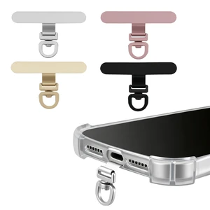 (4-Pack) 360° Rotating Stainless Steel Phone Tether Tab, Universal for Phones, Fit Wristbands, Necklaces & Crossbody Straps (Combination-A) (4-Pack) 360° Rotating Stainless Steel Phone Tether Tab, Universal for Phones, Fit Wristbands, Necklaces & Crossbody Straps (Combination-A)