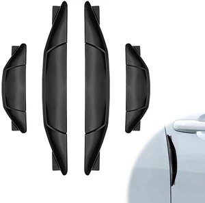 Set of 4 Pieces Universal Car Door Edge Guards Heavy Duty Anti-Collision Strips with Self-Adhesive Door Protector for Cars SUVs Trucks Black Set of 4 Pieces Universal Car Door Edge Guards Heavy Duty Anti-Collision Strips with Self-Adhesive Door Protector for Cars SUVs Trucks Black