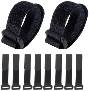 10Pack 1x8 Reusable Nylon Cable Straps with Buckle for Cords Organizer | Self-adhesive, Fastening Hook and Loop Cables,black Securing Straps,Cinch Straps,Adjustable, Heavy Duty Cords Storage tidy 10Pack 1x8 Reusable Nylon Cable Straps with Buckle for Cords Organizer | Self-adhesive, Fastening Hook and Loop Cables,black Securing Straps,Cinch Straps,Adjustable, Heavy Duty Cords Storage tidy