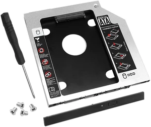 9.5mm SATA Hard Drive Caddy, 2nd HDD Adapter Case | 1pc, Universal Compatible with 2.5" SATA Hard Drive 9.5mm SATA Hard Drive Caddy, 2nd HDD Adapter Case | 1pc, Universal Compatible with 2.5" SATA Hard Drive