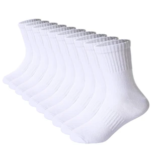 Kids Crew Athletic Socks Boys Girls Classics Cotton School Uniform Childs Sports Breathable Casual Socks 10 Pairs (6-8 Years, 10 Pairs White) Kids Crew Athletic Socks Boys Girls Classics Cotton School Uniform Childs Sports Breathable Casual Socks 10 Pairs (6-8 Years, 10 Pairs White)