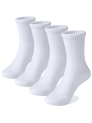 Unisex School Kids Soft Cotton Athletic Socks 6-8Y White Size M | Nature, Soft, Breathable, Combed Cotton Oeko-Tex Standard 100 Certified, Seamless Toe, High Ribbed Top Style Unisex School Kids Soft Cotton Athletic Socks 6-8Y White Size M | Nature, Soft, Breathable, Combed Cotton Oeko-Tex Standard 100 Certified, Seamless Toe, High Ribbed Top Style