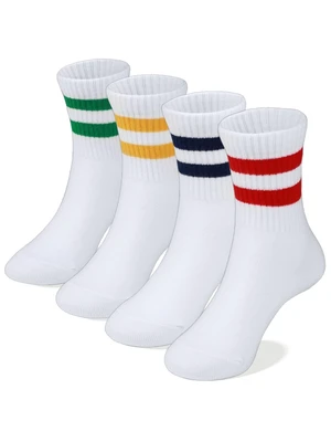 Unisex School Kids Soft Cotton Athletic Socks 6-8Y Stripe Size M | Nature, Soft, Breathable, Combed Cotton Oeko-Tex Standard 100 Certified, Seamless Toe, High Ribbed Top Style Unisex School Kids Soft Cotton Athletic Socks 6-8Y Stripe Size M | Nature, Soft, Breathable, Combed Cotton Oeko-Tex Standard 100 Certified, Seamless Toe, High Ribbed Top Style