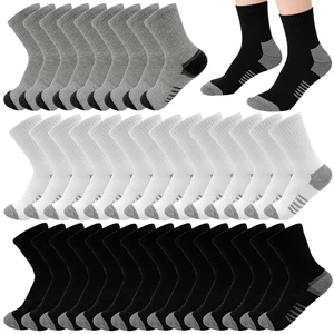 20 Pairs Crew Athletic Socks for Kids Breathable Cushion Crew Socks for Kids Sport Running Traveling (US, Alpha, One Size, Regular, 20 Pairs 9-12Y 3 Colors(Style A)) 20 Pairs Crew Athletic Socks for Kids Breathable Cushion Crew Socks for Kids Sport Running Traveling (US, Alpha, One Size, Regular, 20 Pairs 9-12Y 3 Colors(Style A))