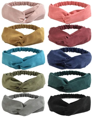 10 Pack Boho Headbands for Women Girls Elastic Back Criss Cross Hair Band Twisted Head Wrap Solid Hair Accessories 10 Pack Boho Headbands for Women Girls Elastic Back Criss Cross Hair Band Twisted Head Wrap Solid Hair Accessories