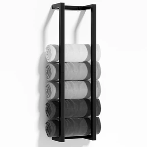 304 Stainless Steel Towel Racks for Bathroom | 30 Inch Towel Storage Rack for 6-8 Large Rolled Towels,Matte Black Towel Holder,Wall Mounted Towel Organizer 304 Stainless Steel Towel Racks for Bathroom | 30 Inch Towel Storage Rack for 6-8 Large Rolled Towels,Matte Black Towel Holder,Wall Mounted Towel Organizer