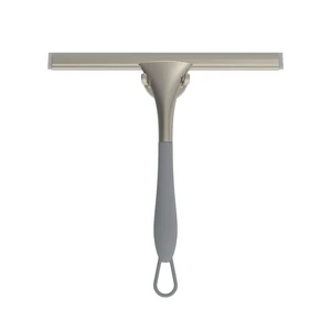 Products 17500 Soft Grip Shower Squeegee, 10-Inch Rubber Blade, Grey/Nickel Products 17500 Soft Grip Shower Squeegee, 10-Inch Rubber Blade, Grey/Nickel