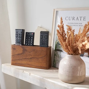 Wooden Remote Control Holder - Adhesive Wall Mount Caddy for 3-4 Remotes | Easy Install Natural Wood Organizer Keeps Them Neatly Organized - Perfect for Any Bed or Living Room Wall Wooden Remote Control Holder - Adhesive Wall Mount Caddy for 3-4 Remotes | Easy Install Natural Wood Organizer Keeps Them Neatly Organized - Perfect for Any Bed or Living Room Wall