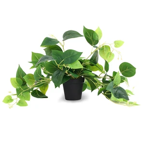Artificial Pothos Plant in Pot, 1 Pack for Desk and Shelf Decor | Realistic Faux Greenery, Home Office, Window Sill, Bathroom and Bedroom Accent, No Watering or Daily Care Artificial Pothos Plant in Pot, 1 Pack for Desk and Shelf Decor | Realistic Faux Greenery, Home Office, Window Sill, Bathroom and Bedroom Accent, No Watering or Daily Care