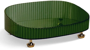 Clear Acrylic Perfume Tray, Round Makeup Bathroom Trays for Counter, Decorative Vanity Trays for Bathroom Countertop for Dresser Tops - Green Clear Acrylic Perfume Tray, Round Makeup Bathroom Trays for Counter, Decorative Vanity Trays for Bathroom Countertop for Dresser Tops - Green