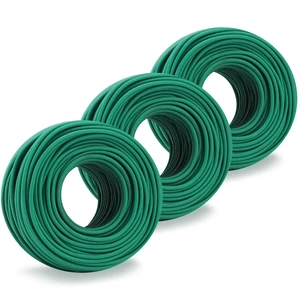 100 Feet Soft Tie for Plants, 3 Pack Green Twist Garden Ties Gardening Supplies for Supporting Climbing Plants, Tomatoes, Vegetables, (Diameter - 2.5MM) 100 Feet Soft Tie for Plants, 3 Pack Green Twist Garden Ties Gardening Supplies for Supporting Climbing Plants, Tomatoes, Vegetables, (Diameter - 2.5MM)