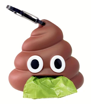 Dog Poop Bag Dispenser for Dog Leash, Poop Shape Sturdy Holder | Cute and Unique Design, Portable for Dog Walking, Comes With 1 Roll 15 Waste Bags Dog Poop Bag Dispenser for Dog Leash, Poop Shape Sturdy Holder | Cute and Unique Design, Portable for Dog Walking, Comes With 1 Roll 15 Waste Bags