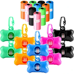 10 Pack Bone Shaped Poop Bag Dispenser Pet Waste Disposal Bag Dispenser (Random Color) 10 Pack Bone Shaped Poop Bag Dispenser Pet Waste Disposal Bag Dispenser (Random Color)