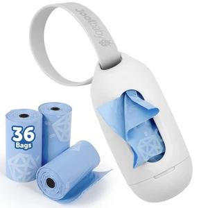 Disposable Diaper Bag Dispenser (Gray) + 3 Refill Rolls (Lavender-Scented) - Attaches to Stroller or Diaper Bag for On-the-Go Convenience Disposable Diaper Bag Dispenser (Gray) + 3 Refill Rolls (Lavender-Scented) - Attaches to Stroller or Diaper Bag for On-the-Go Convenience