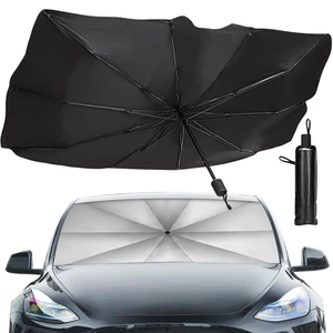Sedan SUV Car Sun Shade for Windshield, Blocks UV Rays & Sun Heat | 2026 Upgraded, Foldable Windshield Sun Shade, Sun Visor Protector, Keep Car Cool, Easy to Use/Store, 57''x 31'' Sedan SUV Car Sun Shade for Windshield, Blocks UV Rays & Sun Heat | 2026 Upgraded, Foldable Windshield Sun Shade, Sun Visor Protector, Keep Car Cool, Easy to Use/Store, 57''x 31''