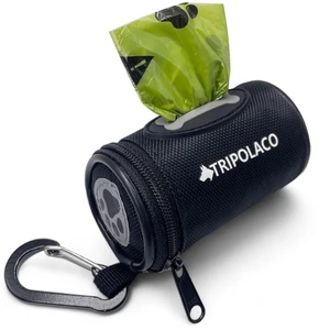 Dog Poop Bag Holder for Leash, Easy Release Poop Bag Dispenser | 1680D Oxford, Carabiner Clip, Fits Most Standard Poop Bag Rolls, Compatible with Most Leashes, Dog Walking Accessories, Black Dog Poop Bag Holder for Leash, Easy Release Poop Bag Dispenser | 1680D Oxford, Carabiner Clip, Fits Most Standard Poop Bag Rolls, Compatible with Most Leashes, Dog Walking Accessories, Black