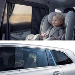 2026 Upgraded Dual-Layer Auto Car Window Shades for Baby 2 PCS | 100% Block Heats, UV Rays & Privacy, Protecting Skin & Eyes, Blackout & Mesh Shade, 5 Oversized Suction Cups 2026 Upgraded Dual-Layer Auto Car Window Shades for Baby 2 PCS | 100% Block Heats, UV Rays & Privacy, Protecting Skin & Eyes, Blackout & Mesh Shade, 5 Oversized Suction Cups