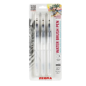 Water Brush, Watercolor Flexible Nylon Brush Tip Pen, 0.6mm, 3-Pk | Refillable with Water, Ideal Tool for Watercolor Painting and Coloring, Set of 3, Small and Large Size (79323) Water Brush, Watercolor Flexible Nylon Brush Tip Pen, 0.6mm, 3-Pk | Refillable with Water, Ideal Tool for Watercolor Painting and Coloring, Set of 3, Small and Large Size (79323)