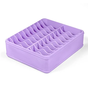 3D Printed 20 Grids Diamond Painting Bag Organizer, Multi Slot Drill Bags Storage Tray, Spill Proof Stand Upright Portable Desktop Craft Storage Caddy for Small Diamond Art Accessories-Purple 3D Printed 20 Grids Diamond Painting Bag Organizer, Multi Slot Drill Bags Storage Tray, Spill Proof Stand Upright Portable Desktop Craft Storage Caddy for Small Diamond Art Accessories-Purple