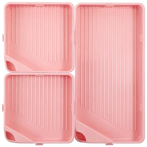 3 Pcs Diamond Art Trays, 2 Size Diamond Art Storage Containers Bead Sorting Trays Rhinestone Tray Organizer Diamond Art Accessories and Tools for DIY Crafts (Pink) 3 Pcs Diamond Art Trays, 2 Size Diamond Art Storage Containers Bead Sorting Trays Rhinestone Tray Organizer Diamond Art Accessories and Tools for DIY Crafts (Pink)