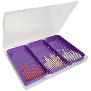 Diamond Painting Trays with Lids, 3 Pack Diamond Painting Trays with Storage Containers, 2-in-1 Diamond Art Storage and Diamond Art Trays, Diamond Painting Tools for Adults Diamond Painting Trays with Lids, 3 Pack Diamond Painting Trays with Storage Containers, 2-in-1 Diamond Art Storage and Diamond Art Trays, Diamond Painting Tools for Adults