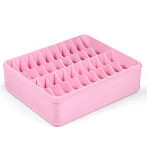 3D Printed 20 Grids Diamond Painting Bag Organizer, Multi Slot Drill Bags Storage Tray, Spill Proof Stand Upright Portable Desktop Craft Storage Caddy for Small Diamond Art Accessories -Pink 3D Printed 20 Grids Diamond Painting Bag Organizer, Multi Slot Drill Bags Storage Tray, Spill Proof Stand Upright Portable Desktop Craft Storage Caddy for Small Diamond Art Accessories -Pink