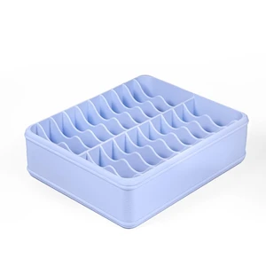 3D Printed 20 Grids Diamond Painting Bag Organizer, Multi Slot Drill Bags Storage Tray, Spill Proof Stand Upright Portable Desktop Craft Storage Caddy for Small Diamond Art Accessories -Blue 3D Printed 20 Grids Diamond Painting Bag Organizer, Multi Slot Drill Bags Storage Tray, Spill Proof Stand Upright Portable Desktop Craft Storage Caddy for Small Diamond Art Accessories -Blue